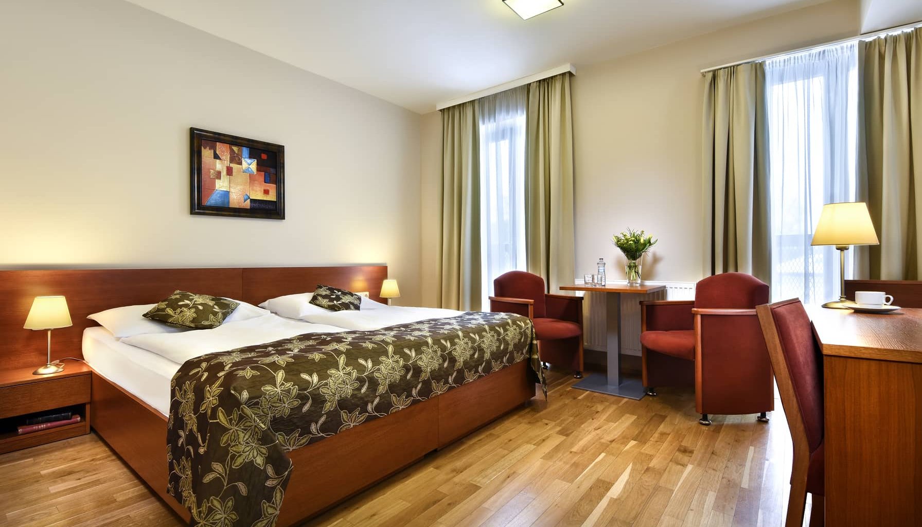 Fotka standard pokoje č. 307 v hotelu Chateau Orlice