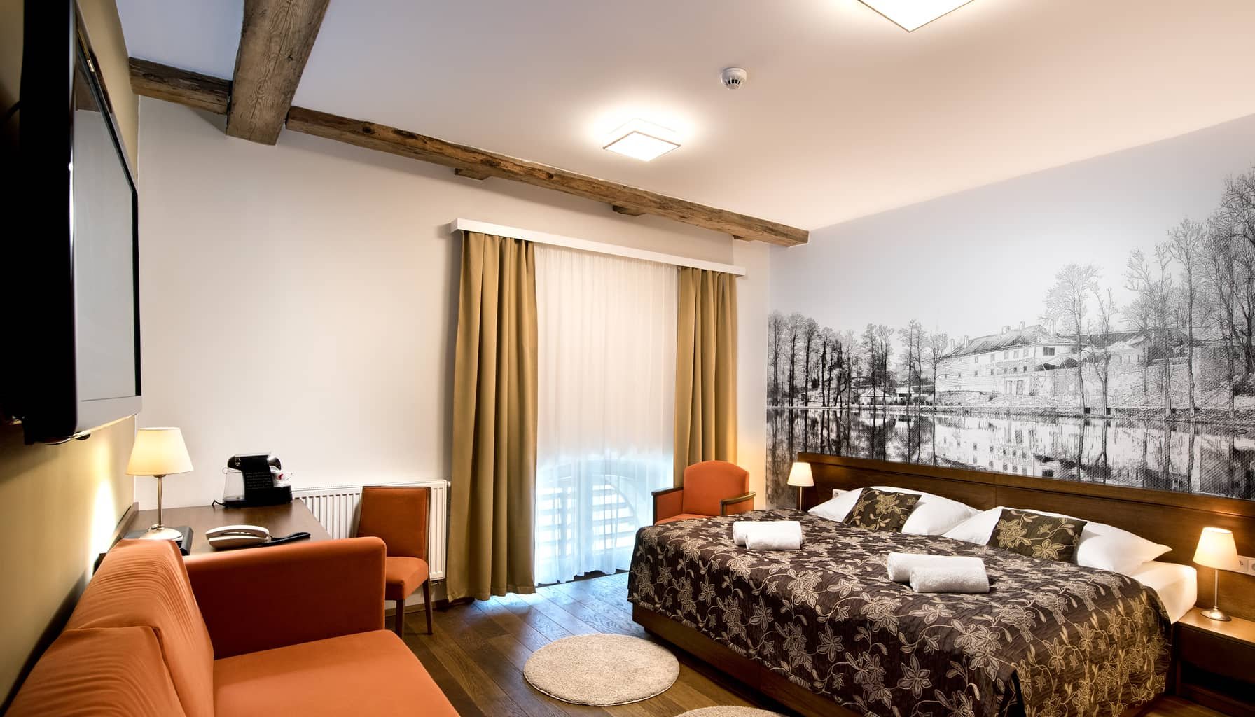 Fotka superior pokoje č. 318 v hotelu Chateau Orlice